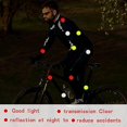 thumbnail image 4 of 30 piezas de pegatinas reflectantes de advertencia para automóvil (circulares), pegatinas reflectantes de seguridad, visión nocturna, 4 of 5