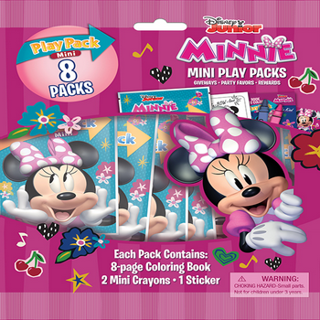 Bendon Publishing Disney Minnie Mouse 8 Pack Mini Play Pack