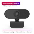 thumbnail image 4 of 1080P Computer Webcam, Black Web Camera, USB Web Camera, USB Connected Computer Parts For Video Conference PC Desktop Notebook Black, 4 of 8