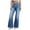 Blue, variant on vigerkar Women's Baggy Jeans High Waisted Jeans Wide Straight Leg Denim Pants Boyfriend Jeans White, L