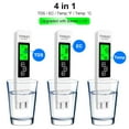 thumbnail image 5 of Most Accurate So Far 4-in-1 Instant Read TDS Meter - Measures TDS, EC, & Temperature (°C/°F) - Digital Water Testing Kit for Tap, Well, Pool, Hydroponics, Aquarium, RO/DI System White, 5 of 14
