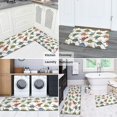 thumbnail image 5 of Dinosaur and Text White Pattern Anti Fatigue Kitchen Rugs Set Of 2, Non Slip Washable Decorative Floor Mats for Kitchen Sink Laundry, 17"x30" and 17"x47", 5 of 6