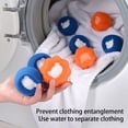 thumbnail image 3 of Bearachild Bola de lavandería, ropa, pantalones, limpieza, lavadora portátil, bolas protectoras, pelusa para el cabello, eliminador de polvo, Cocina y Comedor Naranja, 3 of 6