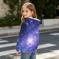thumbnail image 5 of qelini Hooded Pullover Sweatshirt Kids 3-14 Years Long Sleeve Warm Fall Winter Top with Kangaroo Pockets Print Cloths for Daily Outdoor Home Wear, 5 of 6
