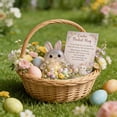 thumbnail image 6 of CoreLiving Little Pocket Bunny Acrylic Standee 2D Flat Design Easter Decor Cute Bunny Plush Look Emotional Support Hugs Figure Funny Bunny Style for Desk, 6 of 9