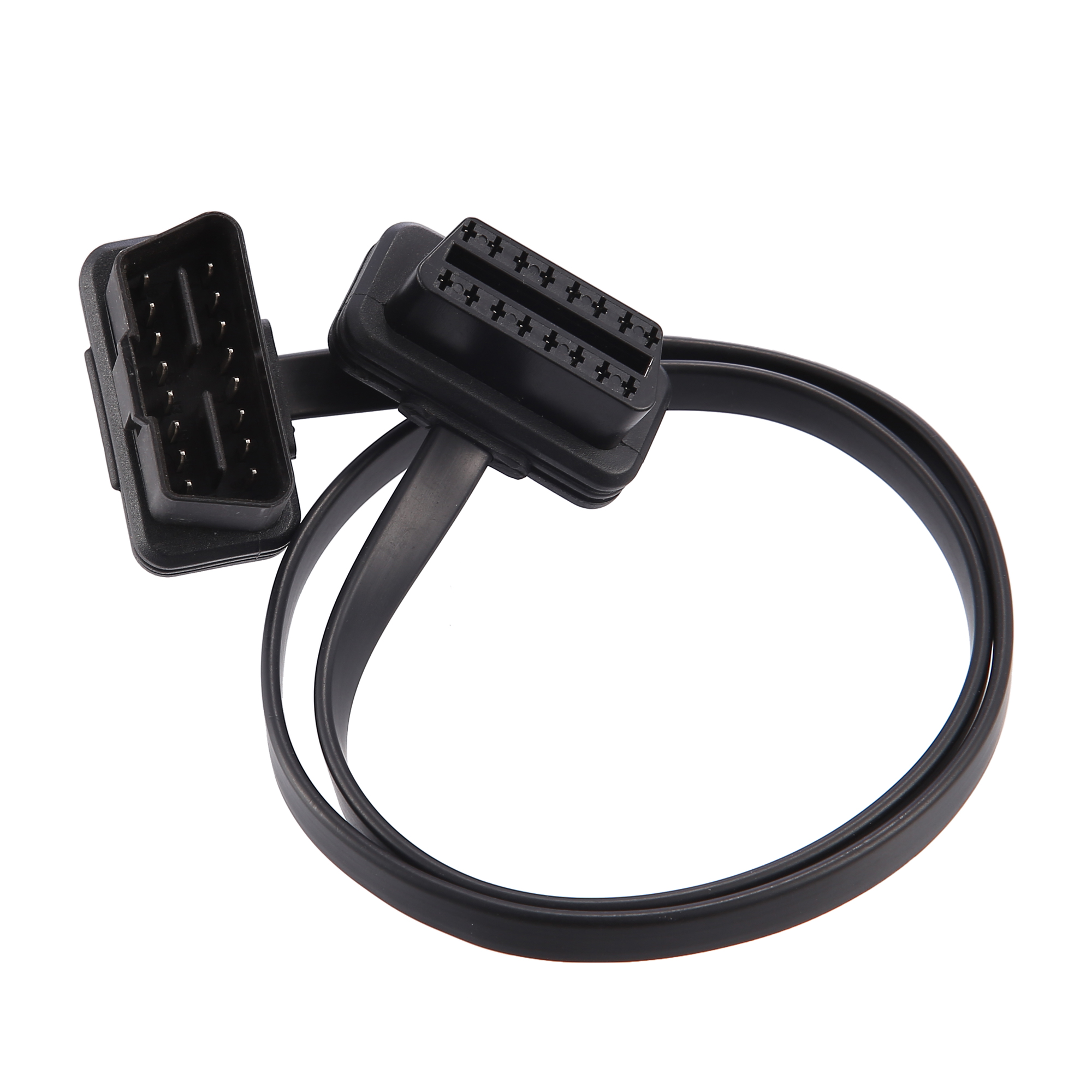 Unique Bargains 16 Pin OBD2 Cable Cord Diagnostic Adapter Connector