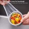 thumbnail image 2 of Mesh Drain Cover for Sourdough, Disposable Kitchen Sink Strainer Mesh Bag, Anti-Clogging Fine Mesh Food Catcher for Kitchen Sink & Bathroom Shower, 2 of 7