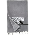 thumbnail image 2 of Zahari Home Erica Bathroom Towel Set 3 Piece Towel Bath Towel, Hand Towel and Wash Towel Modern Decor Beautiful Unique Design Stylish Bath Towel Sets Grey Towel Set, 2 of 5