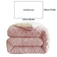 thumbnail image 3 of LmnLft Double Layer Lambskin Quilt, Thickened Winter Velvet Comforter, Soft Warm Bedding Blanket with Fluffy Plush Fabric for Home and All Seasons, 3 of 6