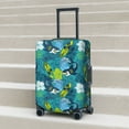 thumbnail image 5 of Yiaed Shark And Leaves Print Travel Luggage Cover Suitcase Protector Fits 18-32 Inch Luggage Wheel Covers Patterned Elastic Luggage Anti-scratch（No luggage）-Medium, 5 of 5