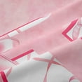 thumbnail image 5 of Manfei Initial Letter R Curtains for Living Room,Cute Bowtie Blackout Curtains Set of 2 (38x45),Pink White Curtains and Drapes (38x45) For Girls,Breathable Bedroom Decoration, 5 of 7