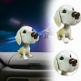 thumbnail image 5 of Leodye 1PCS Puppy Bobblehead Car Ornament - Dashboard Decor for Teens/Truck/Car Accessories -4.29x2.34x3.9in, 5 of 8