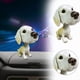 thumbnail image 5 of Fiudx Adornos de Resina para Coche con Forma de Cachorro, para Salpicadero, con Diseño Creativo de Pompones, con Función de Balanceo Vibrante, Bonitos Accesorios para Coche, Antiestrés, Decoración Mu, 5 of 6