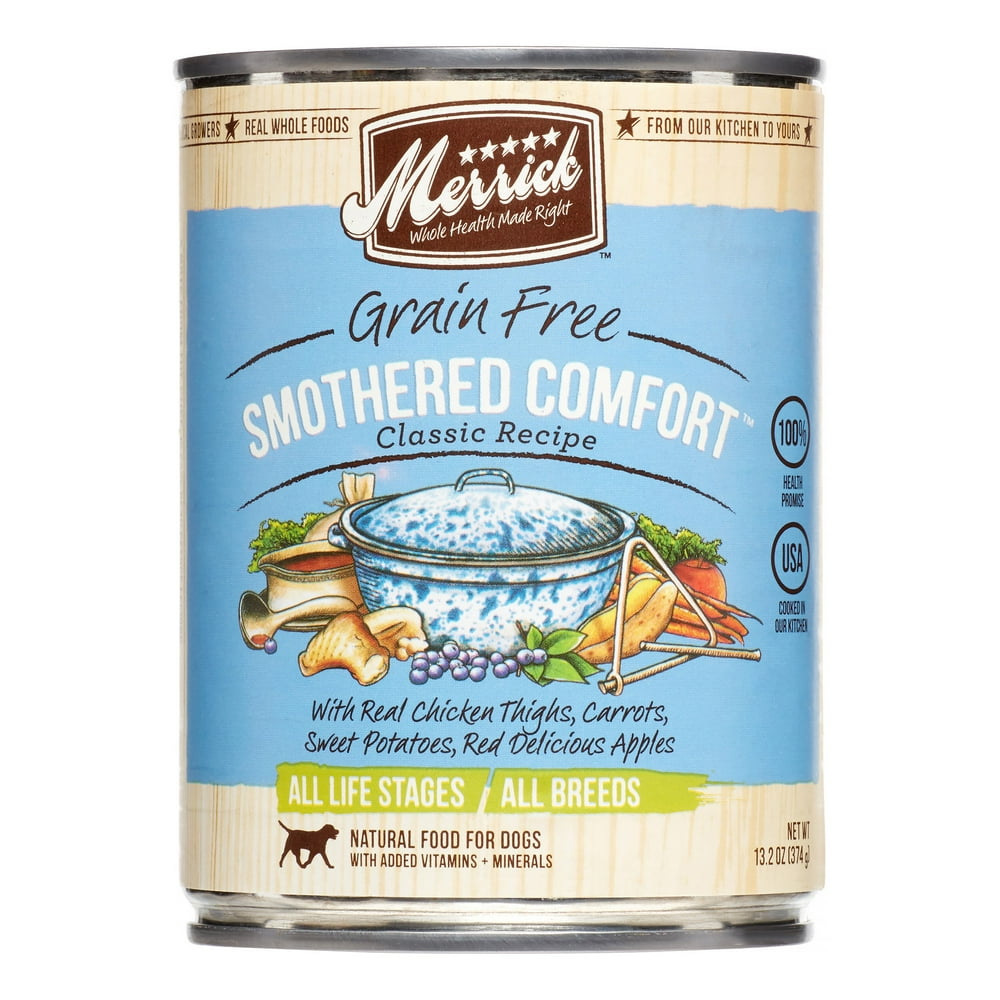 Merrick Classic GrainFree Smothered Comfort Wet Dog Food, 13.2 oz