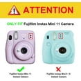 thumbnail image 4 of Frankmate Protective Case for Fujifilm Instax Mini 11 Instant Camera - Premium Vegan Leather Bag Cover with Removable, 4 of 5