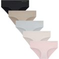 thumbnail image 1 of SURJDE Culotte Hipster en Microfibre Invisible pour Femmes, sous-Vêtements, Paquet Multiple, 1 of 7