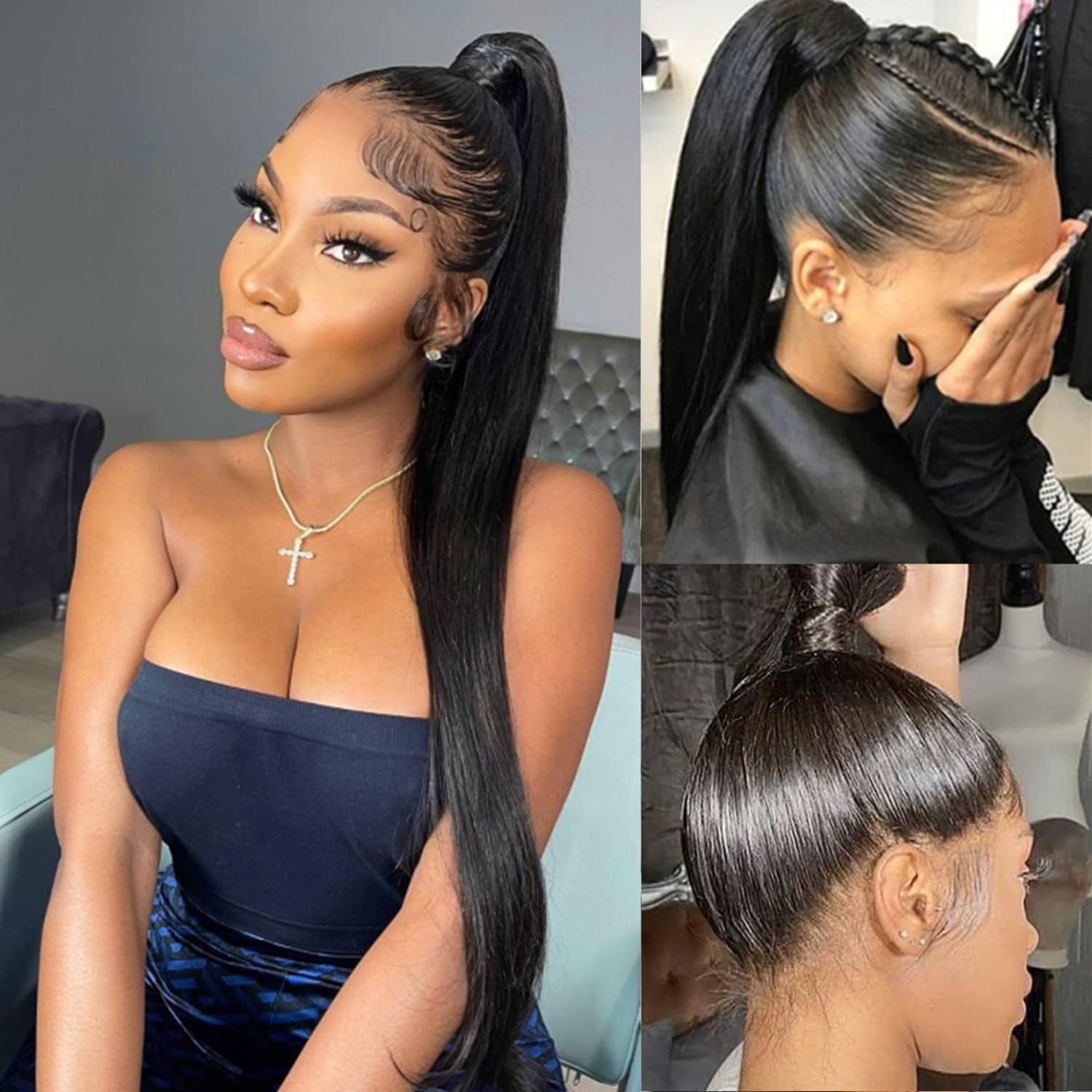 Human hair full lace front wigs 2025