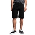 thumbnail image 1 of Victorious Men's Distressed Colored Denim Shorts DS431 - Black - 38, 1 of 6