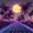 Night Purple Road, variant on FORMRS 1-Subject Spiral Notebook 8" x 5" College Ruled 60 Refillable Sheet A5 Hard Cover, 2 Pack, Night Neon Road