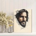 thumbnail image 2 of Qisvanset 12x16 Inch Framed Canvas Wall Art Psalm Vintage Neutral Faith Quote Nursery Apartment Wall Art, 2 of 8