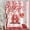 Valentine, variant on Winter Christmas Shower Curtain, Cute Snowman Snowflake Scene Holiday Decor Bath Curtain for Bathroom, Farmhouse Xmas Covered Snow Fabric