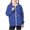 #010-Navy, variant on AUNVITO Windbreaker Jacket Loose Fit for Boys & Girls 5-15Y French Terry Stand Collar Winter Coat with Pockets Solid Color Casual Outdoor Wear