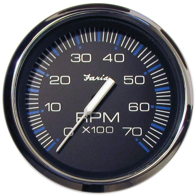 Tacómetro Faria Chesapeake negro 7000 rpm 7000