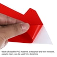 thumbnail image 4 of Uxcell Etiqueta de flecha de 12" x 6", señal de flecha autoadhesiva removible, roja, paquete de 12, 4 of 6