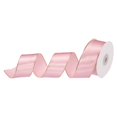 thumbnail image 1 of Unique Bargains 1 1/2 Inch 25 Yard Wide Satin Ribbon with Gold Edges Grosgrain Fabric Ribbon for Gift Wrapping, Pink, 1 of 7