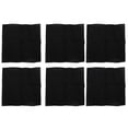 thumbnail image 2 of Cross Stitch Fabric Cotton Hand Knitting Mesh Cloth 14 CT DIY Embroidery Carpet Rug Black, 2 of 7
