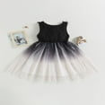 thumbnail image 2 of Kid Baby Girl Bowknot Striped Pageant Formal Gown Party Dresses, 2 of 7
