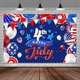 thumbnail image 4 of 4th of July Independence Day Backdrop, American Flag Balloons USA Banner for Independence Day Photography Background, Patriotic Party Veterans Day Backdrop Photo Banner Booth Studio 7x5ft, 4 of 5