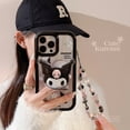 thumbnail image 5 of Cute Cartoon Anime Role Kulomi Bracket Phone Cases for IPhone 11 12 13 14 15 Pro Max Soft Anti-fall Protect Cover with Lanyard, 5 of 6
