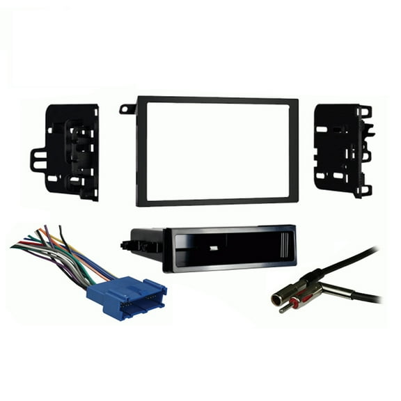 Fits Oldsmobile Ninety-Eight 1994-1996 Double DIN Harness Radio Dash Kit