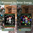 thumbnail image 2 of Christmas Garden Flag Lighted When Your''re Dead Inside Flags for Outside Solar Led Outdoor Decorations Xmas Winter Holiday Burlap Vertical Double Sided Yard Decor 12.5 x 18 Inch, 2 of 5