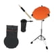 thumbnail image 5 of Juego de almohadillas de batería portátiles con soporte para caja y soporte para baquetas para principiantes naranja, 5 of 9