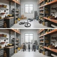 thumbnail image 2 of QinaQin Floor-Standing Bicycle Racks, Freestanding Bicycle Racks, Upright Bicycle Racks, Heavy-Duty Bicycle Racks Suitable for Garages, Streets, and Backyards, 2 of 7