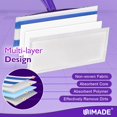 thumbnail image 3 of UNIMADE 100 Count Mop Pad Refill Compatible with Swiffer Wet Jet, Disposable Multi-Layers Mopping Pads for All Hard Surface, Especially Har, 3 of 7