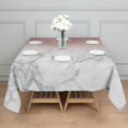 thumbnail image 3 of Pink Glitter White Marble Pattern Square Tablecloth,Waterproof Square Table Cover,Wipeable Spillproof Washable Table Cover for Home Kitchen Party Decor 42"X42"(107x107cm), 3 of 6