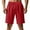 Red, variant on Wyobmus Mens Sweat Shorts Quick Dry Gym Basketball Shorts Drawstrign Waist Workout Lounge Jogger Running Shorts S-3X Black