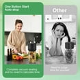 thumbnail image 4 of Vp06+ Mason Jar Vacuum Sealer  Electric For Jars With Wide And Regular Mouth Lids Cordless Handheld Vaccum Food Storage Ideal Present Mom Wife Black, 4 of 7