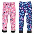 thumbnail image 1 of GYRATEDREAM 3-10T Girls Leggings Footless Kids Fleece Warm Tights Trousers Baby Girls Legging Pants Pack of 2, 1 of 9