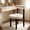 Black and White, variant on BTFYOU Small Armless Teddy Fleece Vanity Desk Chair, Ergonomic Design with Back & Lumbar Support, Cozy Computer Chair for Bedroom, Makeup Room, Teens and Adults (Black and White)
