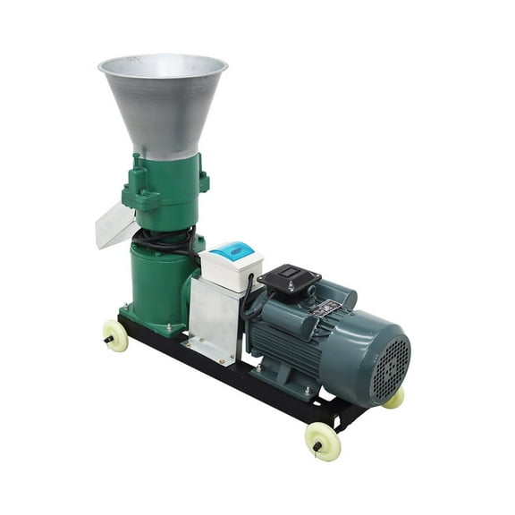 Techtongda Chicken Feed Pellet Mill Machine 5MM Farm Animal Poultry Feed Granulator 3KW 220V