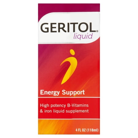 (2 Pack) Geritol Liquid Energy Support, 4 fl oz