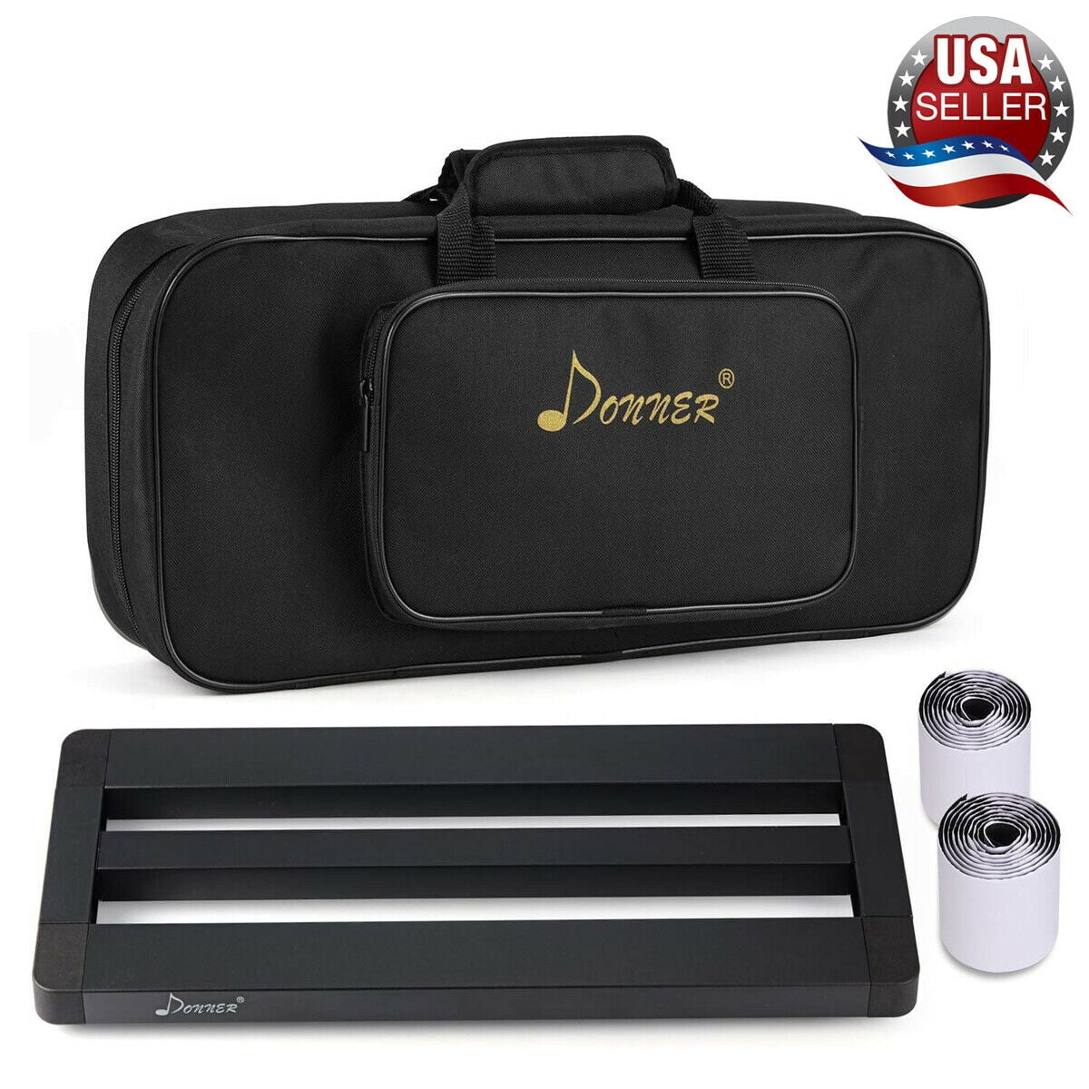 Donner Guitar Pedal Board Case DB4 Aluminium Pedalboard Storage Case