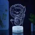 thumbnail image 1 of Luz nocturna LED 3D Hakus Nigihayamis Kohakunushi que cambia de color, 1 of 1