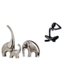 thumbnail image 1 of Estatua de elefante,Estatuas de elefantes de cerámica,figuras de elefantes,decoración,Figura de escritorio,Escultura abstracta de pensador para decoración de oficina y hogar.,Figura, 1 of 8