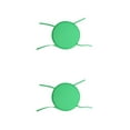 thumbnail image 3 of Cojín de algodón Injueey para silla de bistró 2Conjunto verde, 3 of 6
