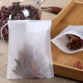thumbnail image 3 of Bolsas DE filtro DE té TANGJMXG para té DE hojas sueltas, 100 unidades, infusor DE té vacío con cordón, bolsas ecológicas, 3 of 5